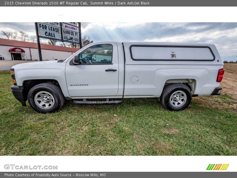 Summit White / Dark Ash/Jet Black 2015 Chevrolet Silverado 1500 WT Regular Cab