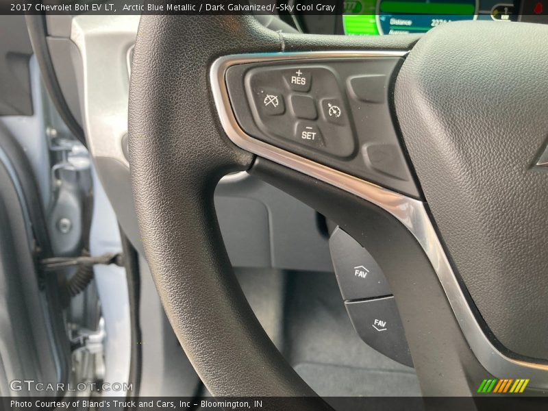 Arctic Blue Metallic / Dark Galvanized/­Sky Cool Gray 2017 Chevrolet Bolt EV LT