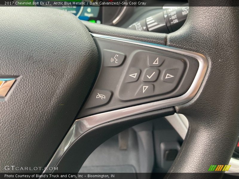 Arctic Blue Metallic / Dark Galvanized/­Sky Cool Gray 2017 Chevrolet Bolt EV LT