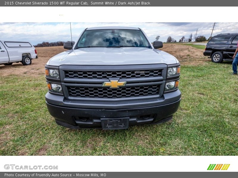 Summit White / Dark Ash/Jet Black 2015 Chevrolet Silverado 1500 WT Regular Cab