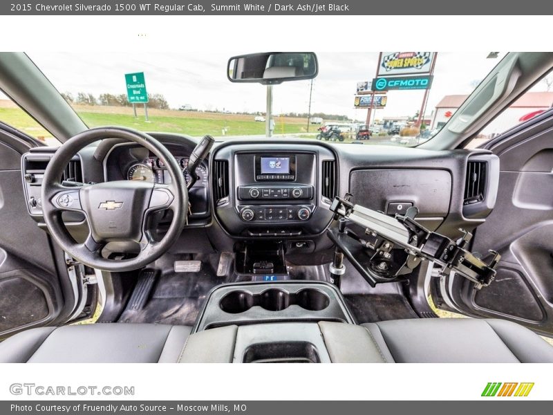 Summit White / Dark Ash/Jet Black 2015 Chevrolet Silverado 1500 WT Regular Cab