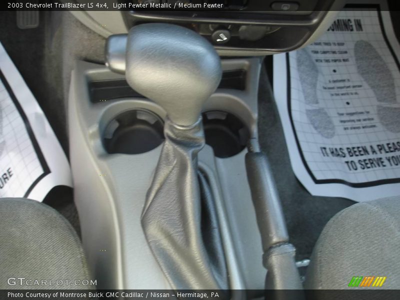 Light Pewter Metallic / Medium Pewter 2003 Chevrolet TrailBlazer LS 4x4