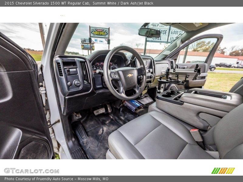 Summit White / Dark Ash/Jet Black 2015 Chevrolet Silverado 1500 WT Regular Cab