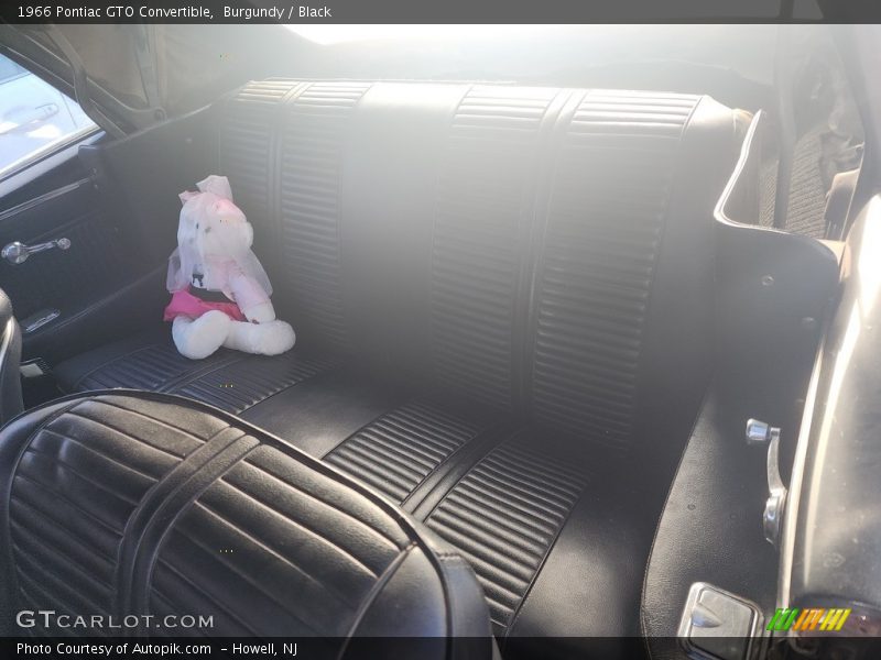 Burgundy / Black 1966 Pontiac GTO Convertible