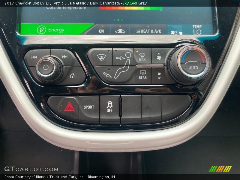 Arctic Blue Metallic / Dark Galvanized/­Sky Cool Gray 2017 Chevrolet Bolt EV LT