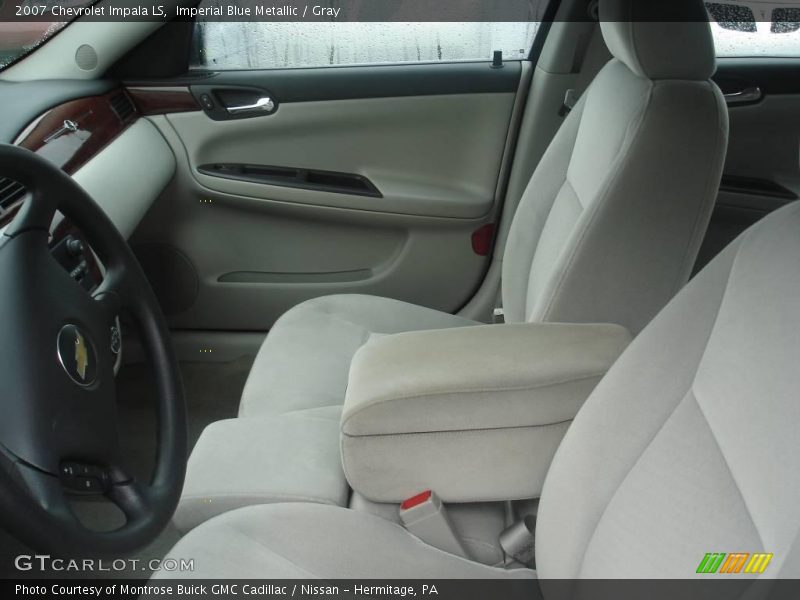 Imperial Blue Metallic / Gray 2007 Chevrolet Impala LS
