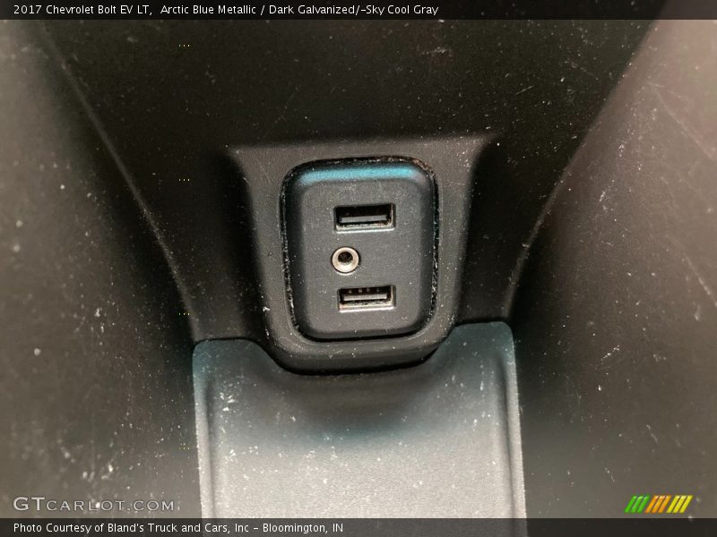 Arctic Blue Metallic / Dark Galvanized/­Sky Cool Gray 2017 Chevrolet Bolt EV LT