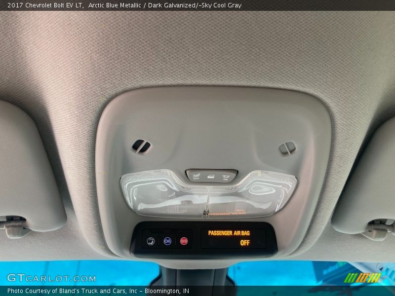 Arctic Blue Metallic / Dark Galvanized/­Sky Cool Gray 2017 Chevrolet Bolt EV LT