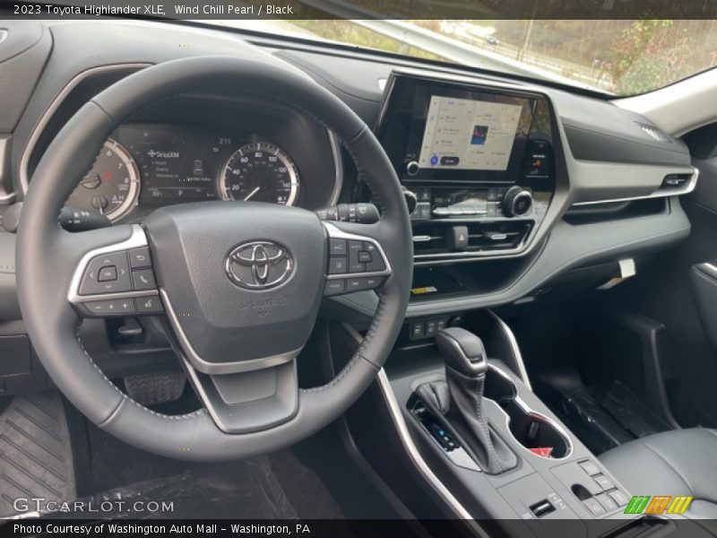 Dashboard of 2023 Highlander XLE