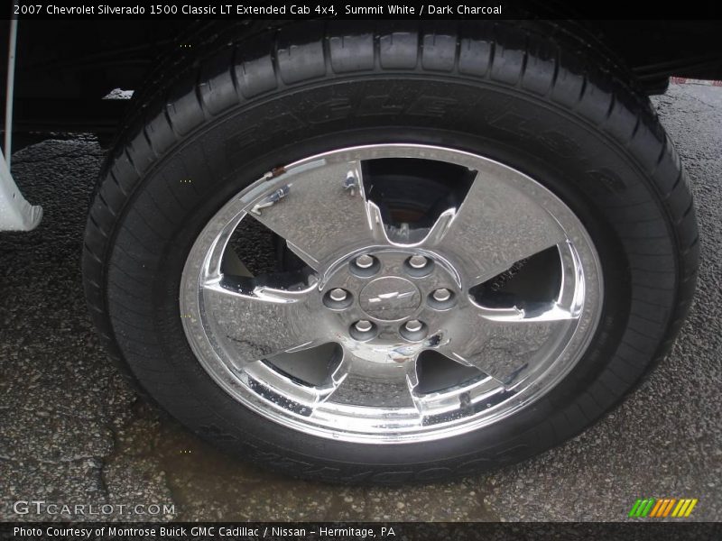 Summit White / Dark Charcoal 2007 Chevrolet Silverado 1500 Classic LT Extended Cab 4x4