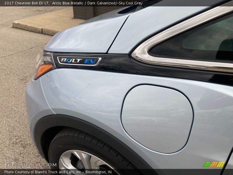 Arctic Blue Metallic / Dark Galvanized/­Sky Cool Gray 2017 Chevrolet Bolt EV LT
