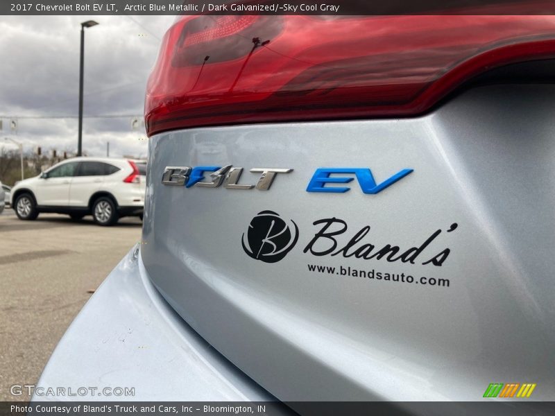 Arctic Blue Metallic / Dark Galvanized/­Sky Cool Gray 2017 Chevrolet Bolt EV LT