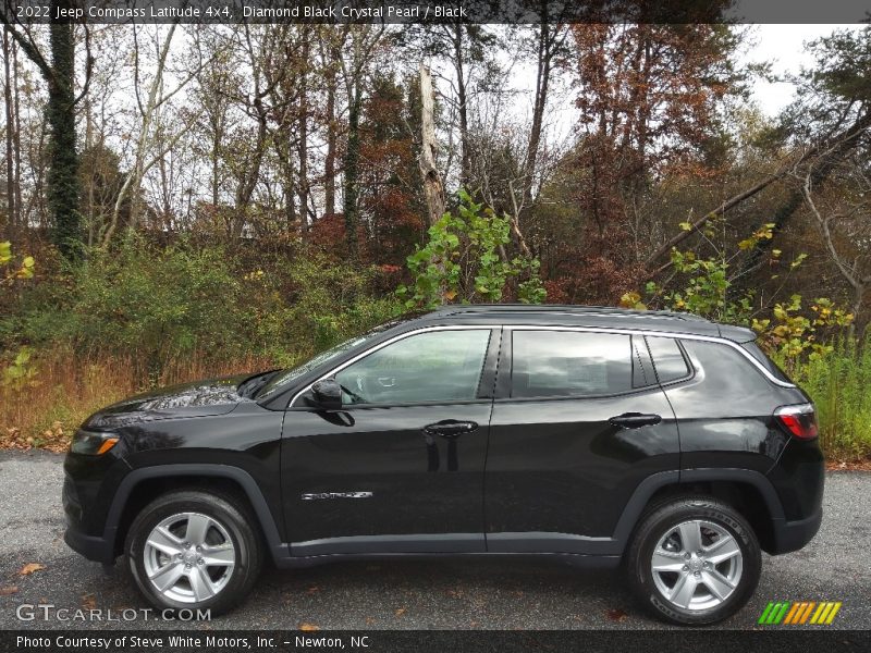Diamond Black Crystal Pearl / Black 2022 Jeep Compass Latitude 4x4