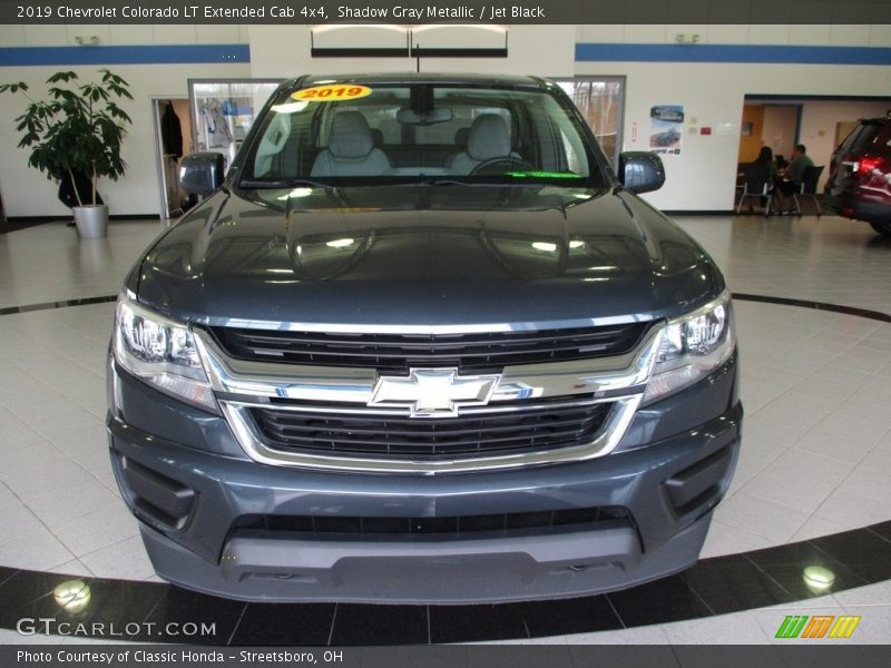 Shadow Gray Metallic / Jet Black 2019 Chevrolet Colorado LT Extended Cab 4x4