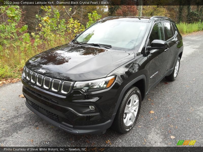 Diamond Black Crystal Pearl / Black 2022 Jeep Compass Latitude 4x4