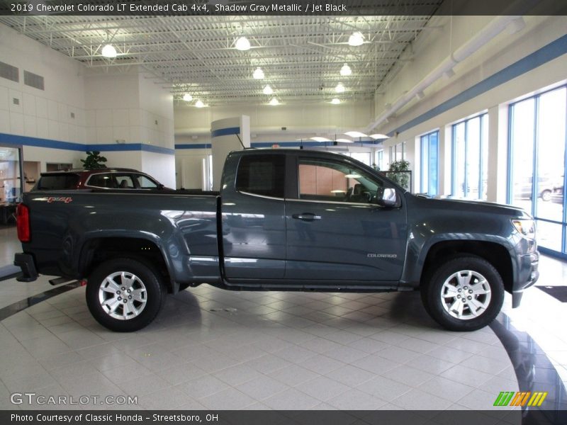 Shadow Gray Metallic / Jet Black 2019 Chevrolet Colorado LT Extended Cab 4x4