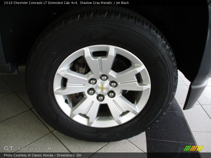 Shadow Gray Metallic / Jet Black 2019 Chevrolet Colorado LT Extended Cab 4x4