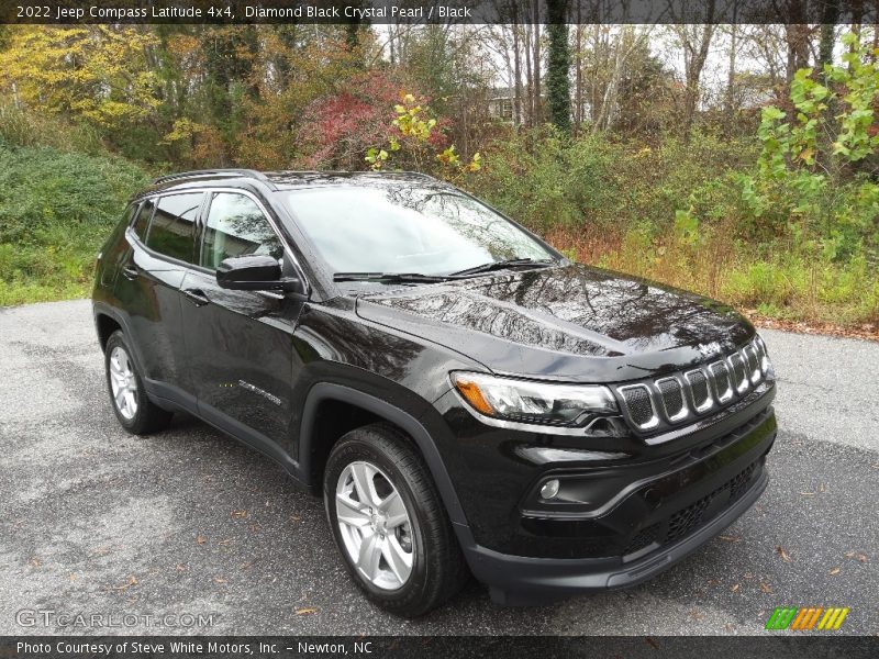 Diamond Black Crystal Pearl / Black 2022 Jeep Compass Latitude 4x4