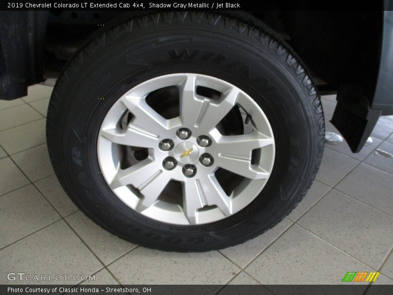 Shadow Gray Metallic / Jet Black 2019 Chevrolet Colorado LT Extended Cab 4x4