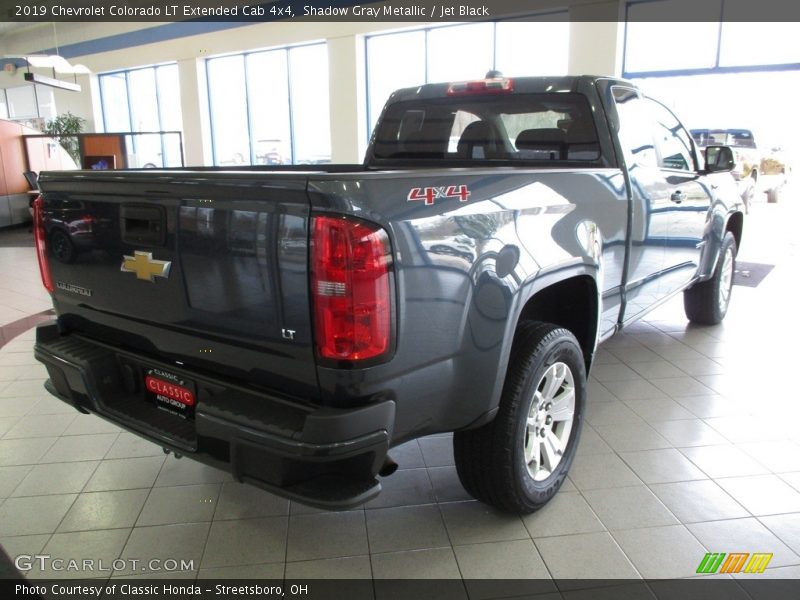 Shadow Gray Metallic / Jet Black 2019 Chevrolet Colorado LT Extended Cab 4x4
