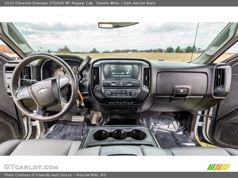 Dashboard of 2016 Silverado 2500HD WT Regular Cab