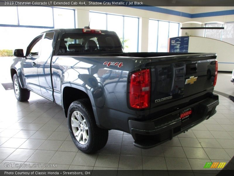 Shadow Gray Metallic / Jet Black 2019 Chevrolet Colorado LT Extended Cab 4x4