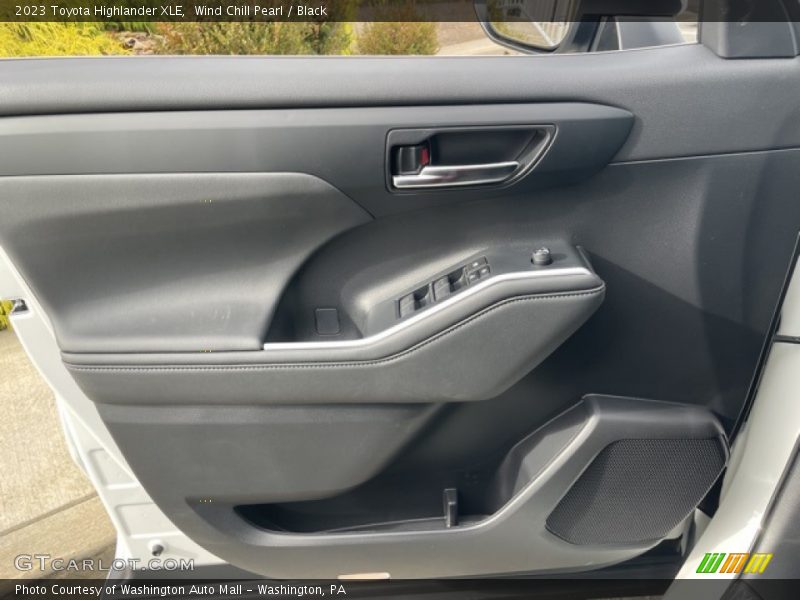 Door Panel of 2023 Highlander XLE
