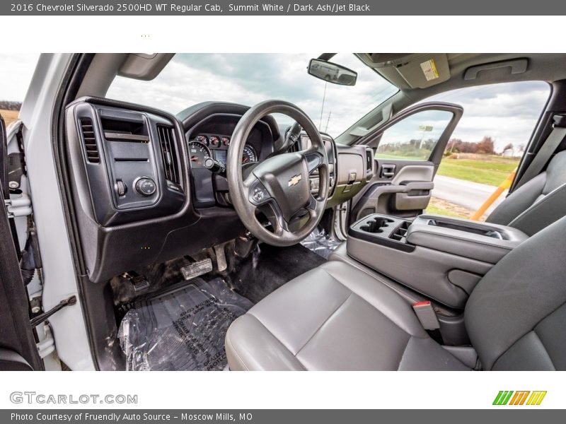 2016 Silverado 2500HD WT Regular Cab Dark Ash/Jet Black Interior