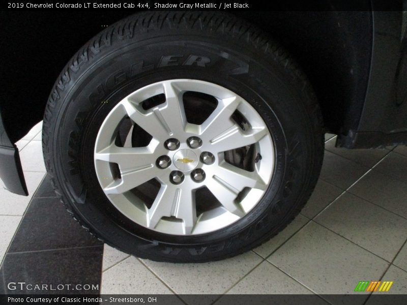Shadow Gray Metallic / Jet Black 2019 Chevrolet Colorado LT Extended Cab 4x4