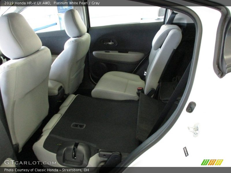 Platinum White Pearl / Gray 2019 Honda HR-V LX AWD
