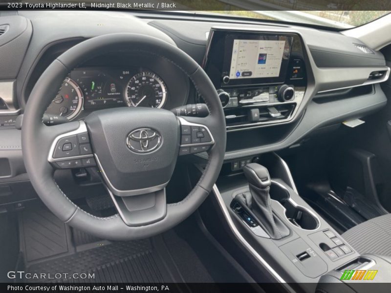 Dashboard of 2023 Highlander LE
