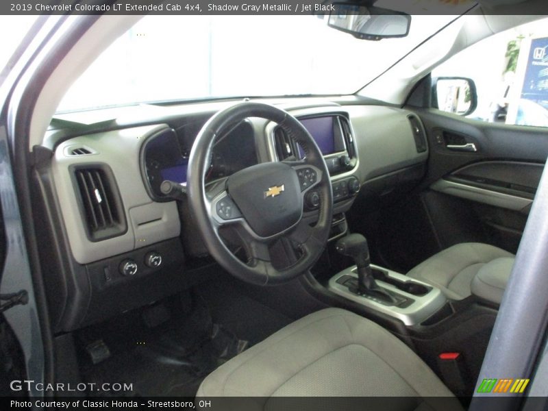 Shadow Gray Metallic / Jet Black 2019 Chevrolet Colorado LT Extended Cab 4x4