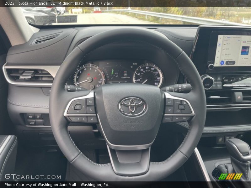  2023 Highlander LE Steering Wheel