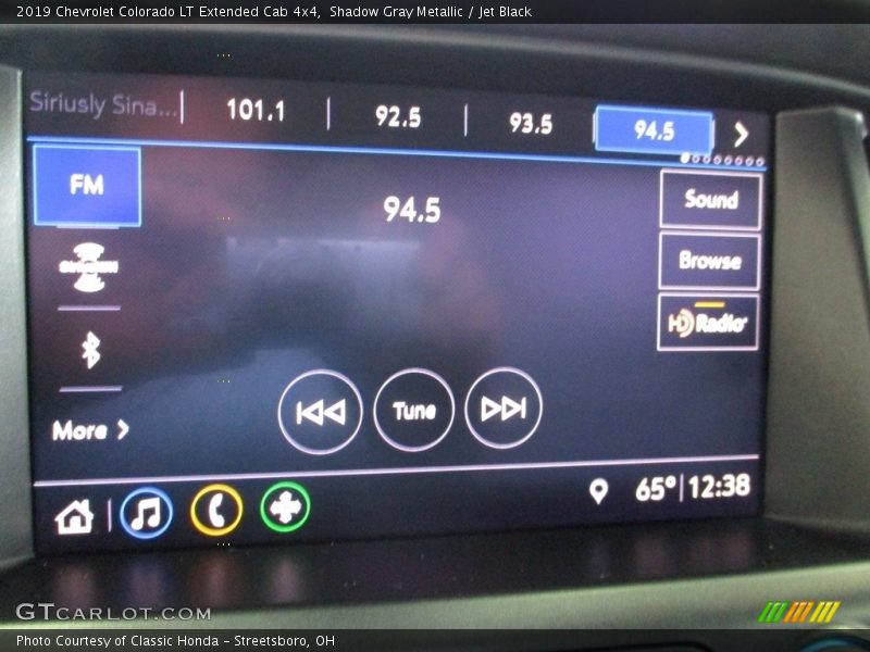 Shadow Gray Metallic / Jet Black 2019 Chevrolet Colorado LT Extended Cab 4x4