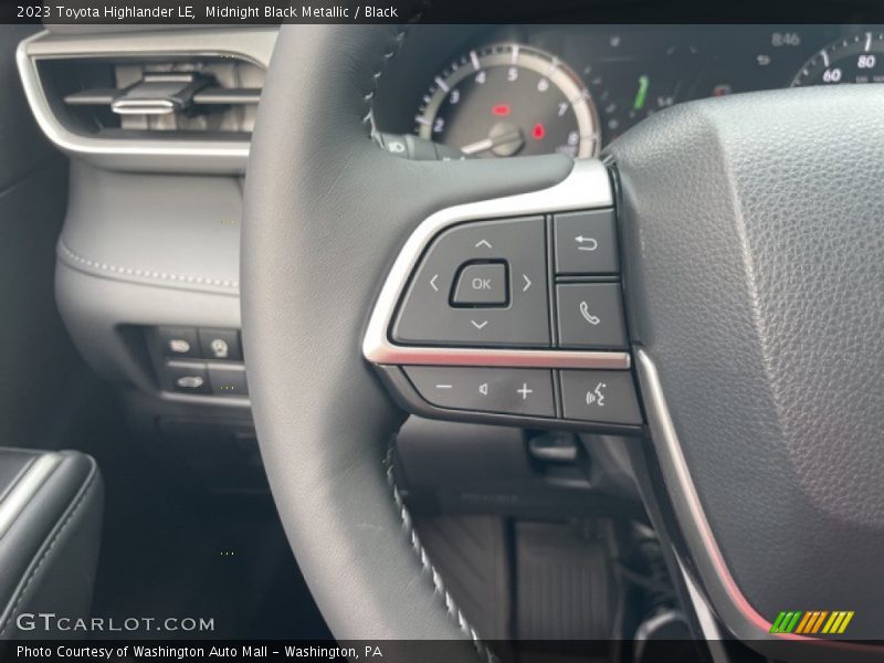  2023 Highlander LE Steering Wheel