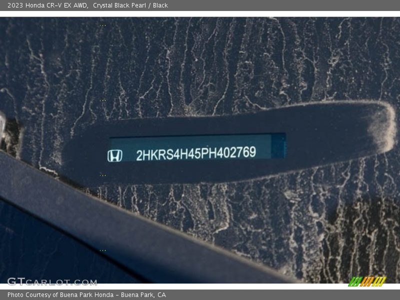 Crystal Black Pearl / Black 2023 Honda CR-V EX AWD