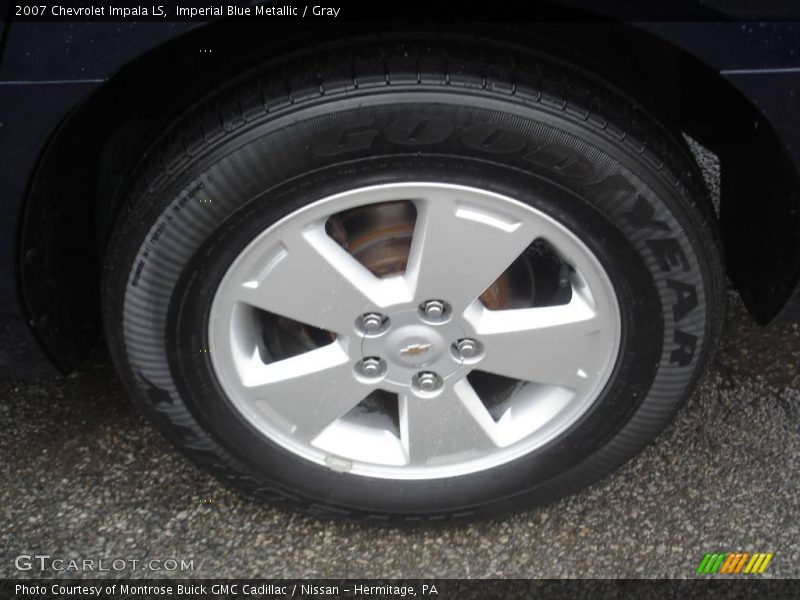 Imperial Blue Metallic / Gray 2007 Chevrolet Impala LS