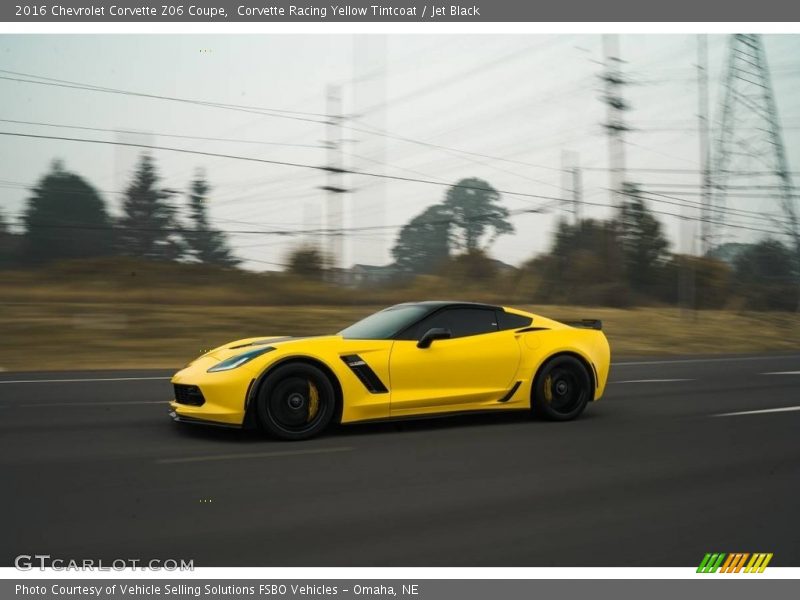 Corvette Racing Yellow Tintcoat / Jet Black 2016 Chevrolet Corvette Z06 Coupe