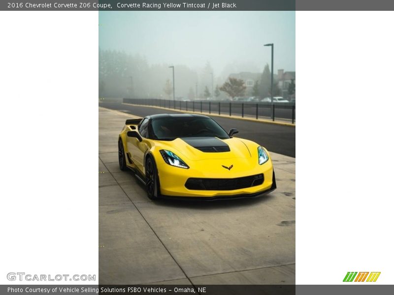 Corvette Racing Yellow Tintcoat / Jet Black 2016 Chevrolet Corvette Z06 Coupe