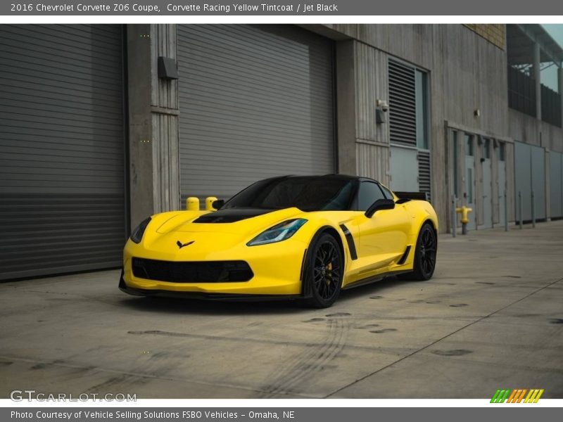 Corvette Racing Yellow Tintcoat / Jet Black 2016 Chevrolet Corvette Z06 Coupe