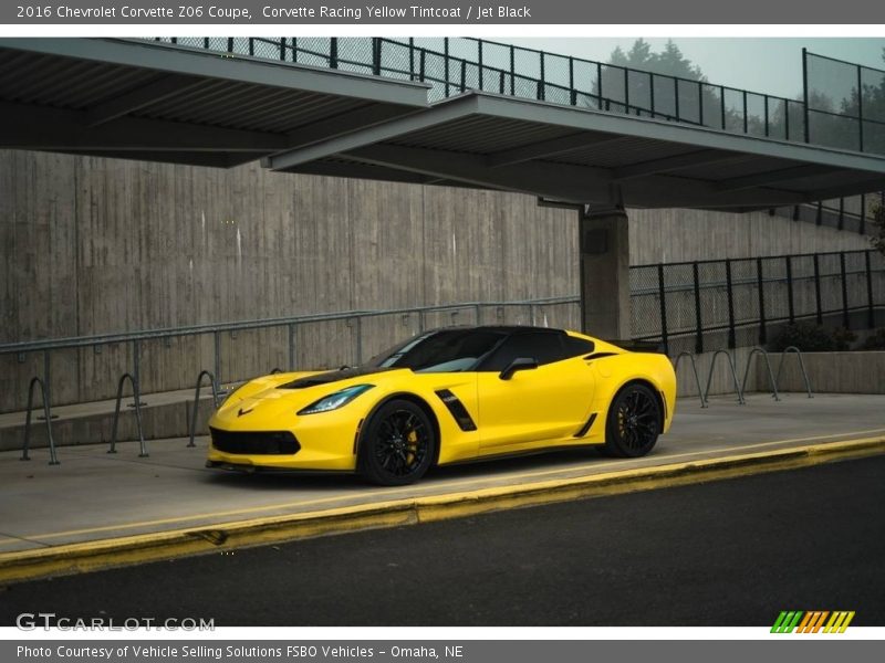 Corvette Racing Yellow Tintcoat / Jet Black 2016 Chevrolet Corvette Z06 Coupe