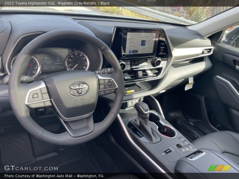 Dashboard of 2023 Highlander XLE