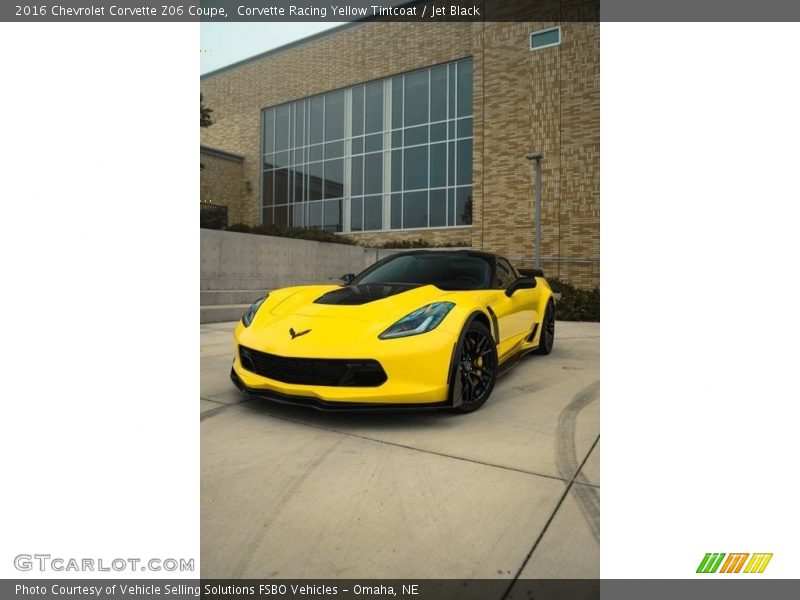 Corvette Racing Yellow Tintcoat / Jet Black 2016 Chevrolet Corvette Z06 Coupe
