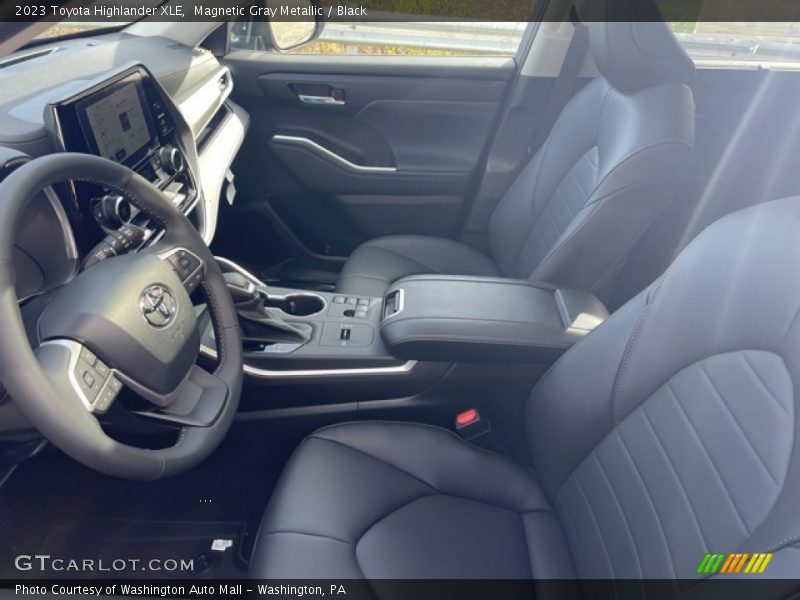 Front Seat of 2023 Highlander XLE