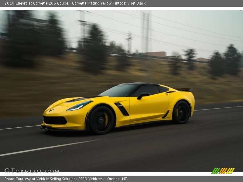 Corvette Racing Yellow Tintcoat / Jet Black 2016 Chevrolet Corvette Z06 Coupe