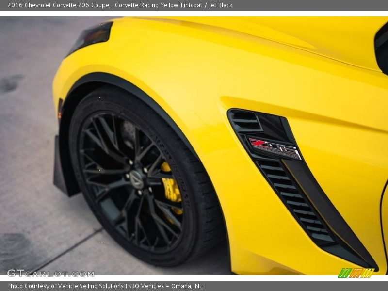 Corvette Racing Yellow Tintcoat / Jet Black 2016 Chevrolet Corvette Z06 Coupe