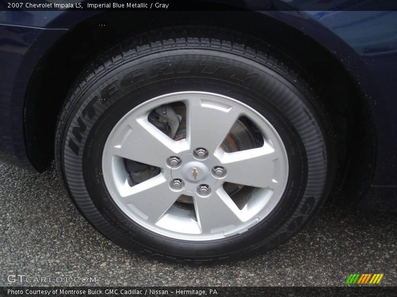 Imperial Blue Metallic / Gray 2007 Chevrolet Impala LS