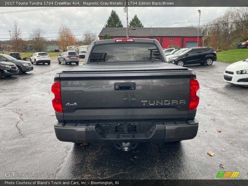 Magnetic Gray Metallic / 1794 Edition Black/Brown 2017 Toyota Tundra 1794 CrewMax 4x4