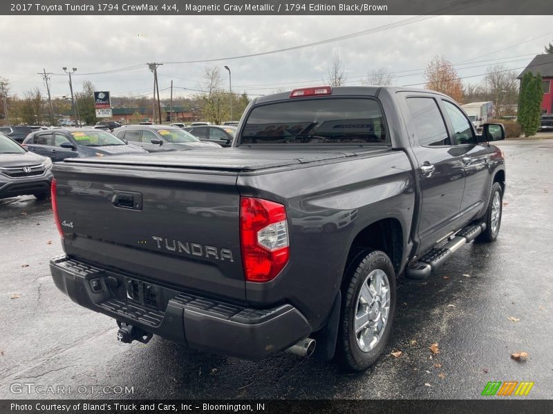 Magnetic Gray Metallic / 1794 Edition Black/Brown 2017 Toyota Tundra 1794 CrewMax 4x4