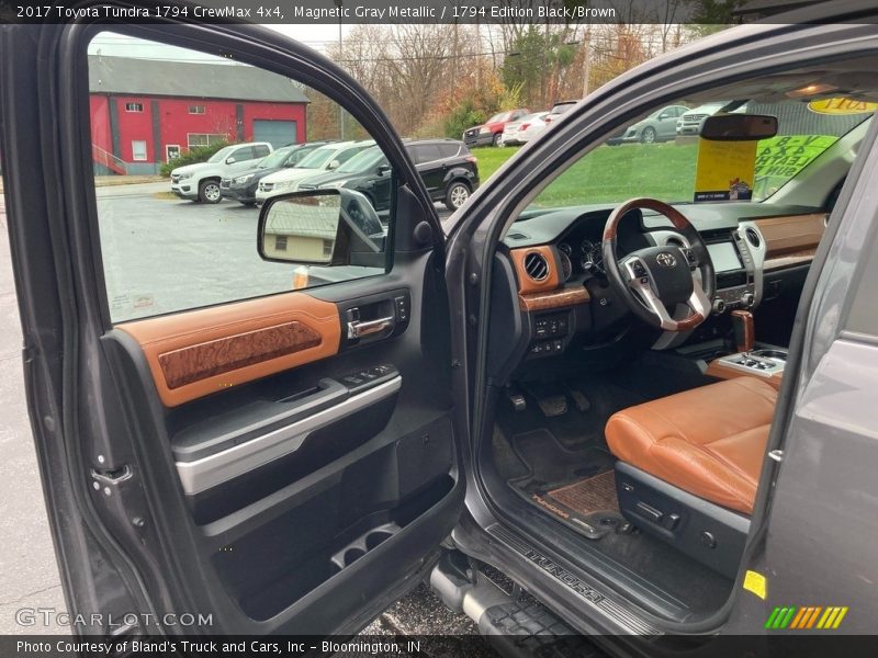 Magnetic Gray Metallic / 1794 Edition Black/Brown 2017 Toyota Tundra 1794 CrewMax 4x4